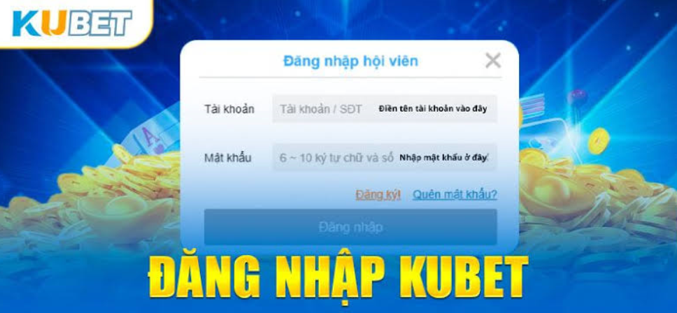 Cách đăng nhập tài khoản Kubet trên smartphone 