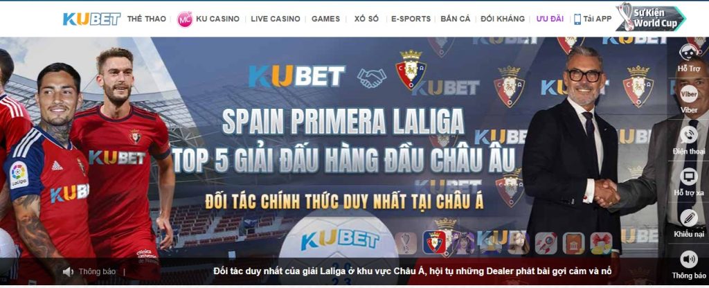 Kubet khẳng định vị thế với sản phẩm đa dạng