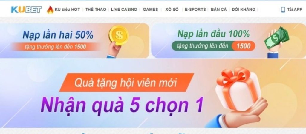 Kubet triển khai nhiều khuyến mãi phù hợp với người chơi