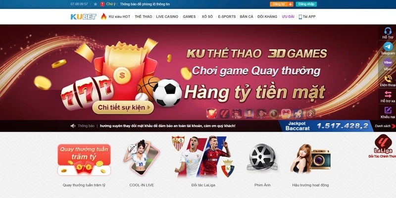 Liên hệ với bộ phận chăm sóc Kubet qua nhiều phương thức