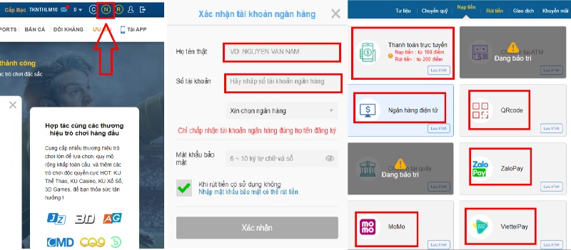 Chia sẻ những cách nạp tiền Kubet tiện lợi 