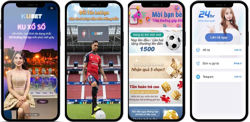Tải app Kubet về iOS đặt cược tiện lợi và nhanh chóng